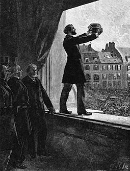 Léon Gambetta proclamant la République
